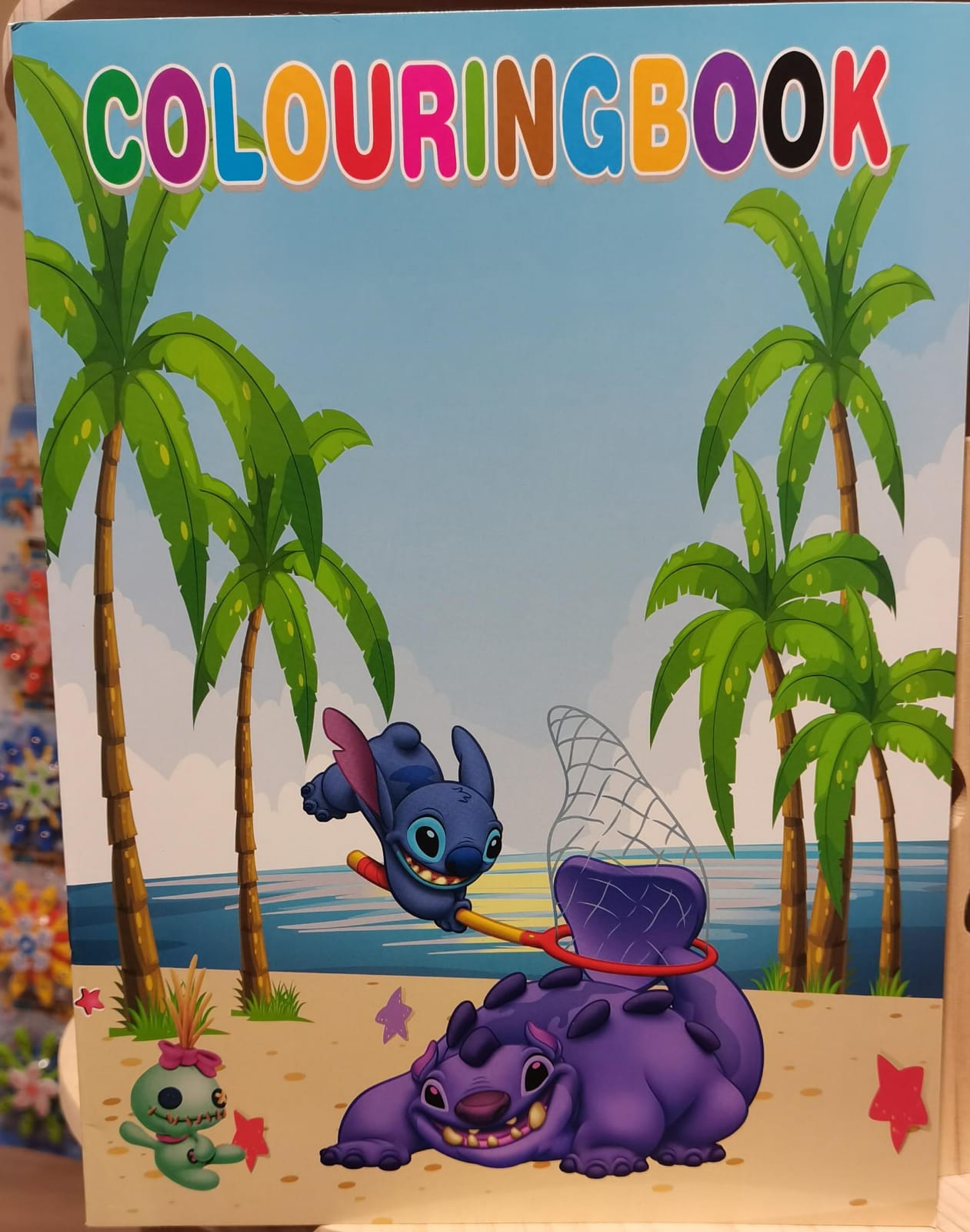 دفتر تلوين بشخصية ستِتش (Stitch)